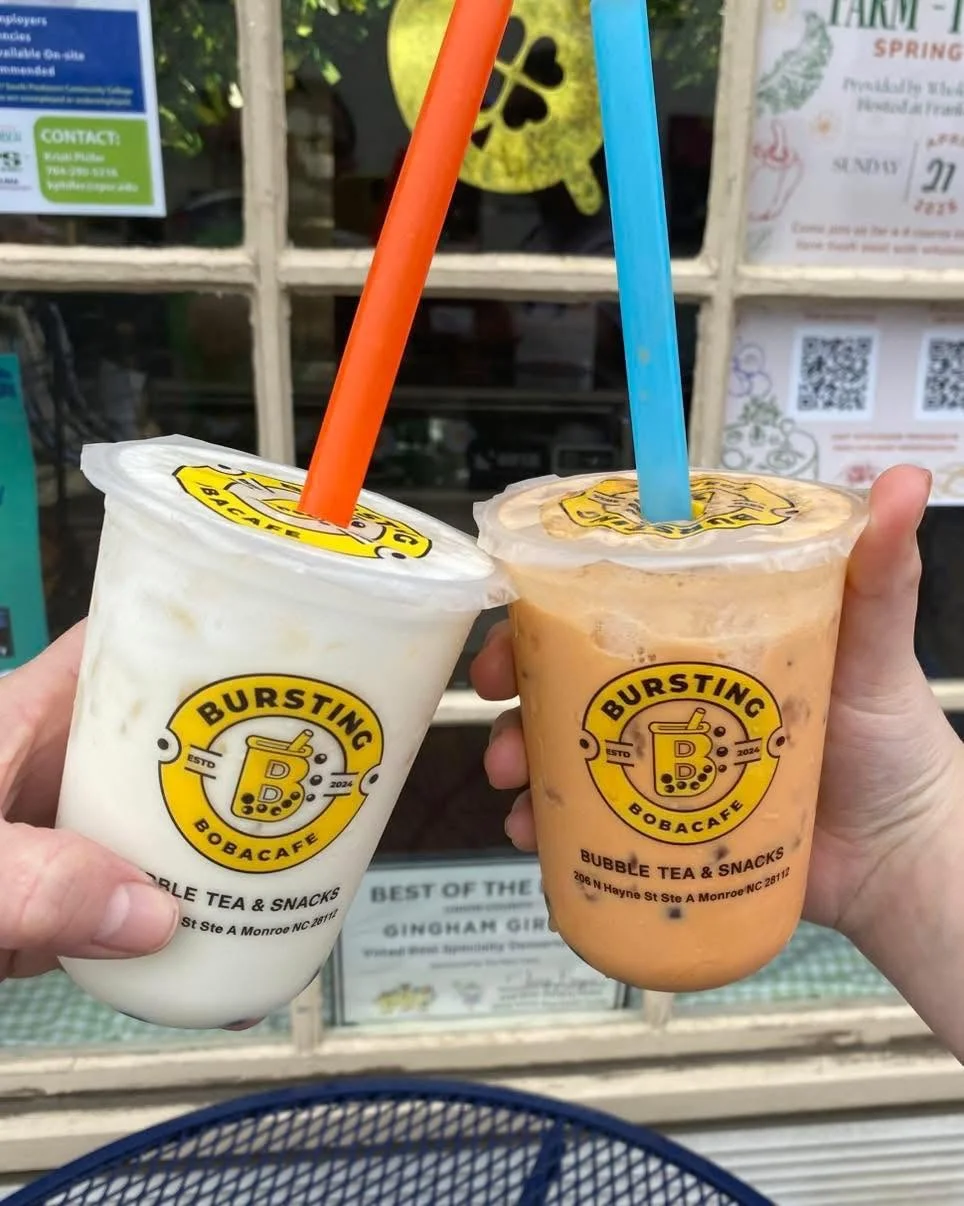 Bursting Boba Cafe — Brand in use