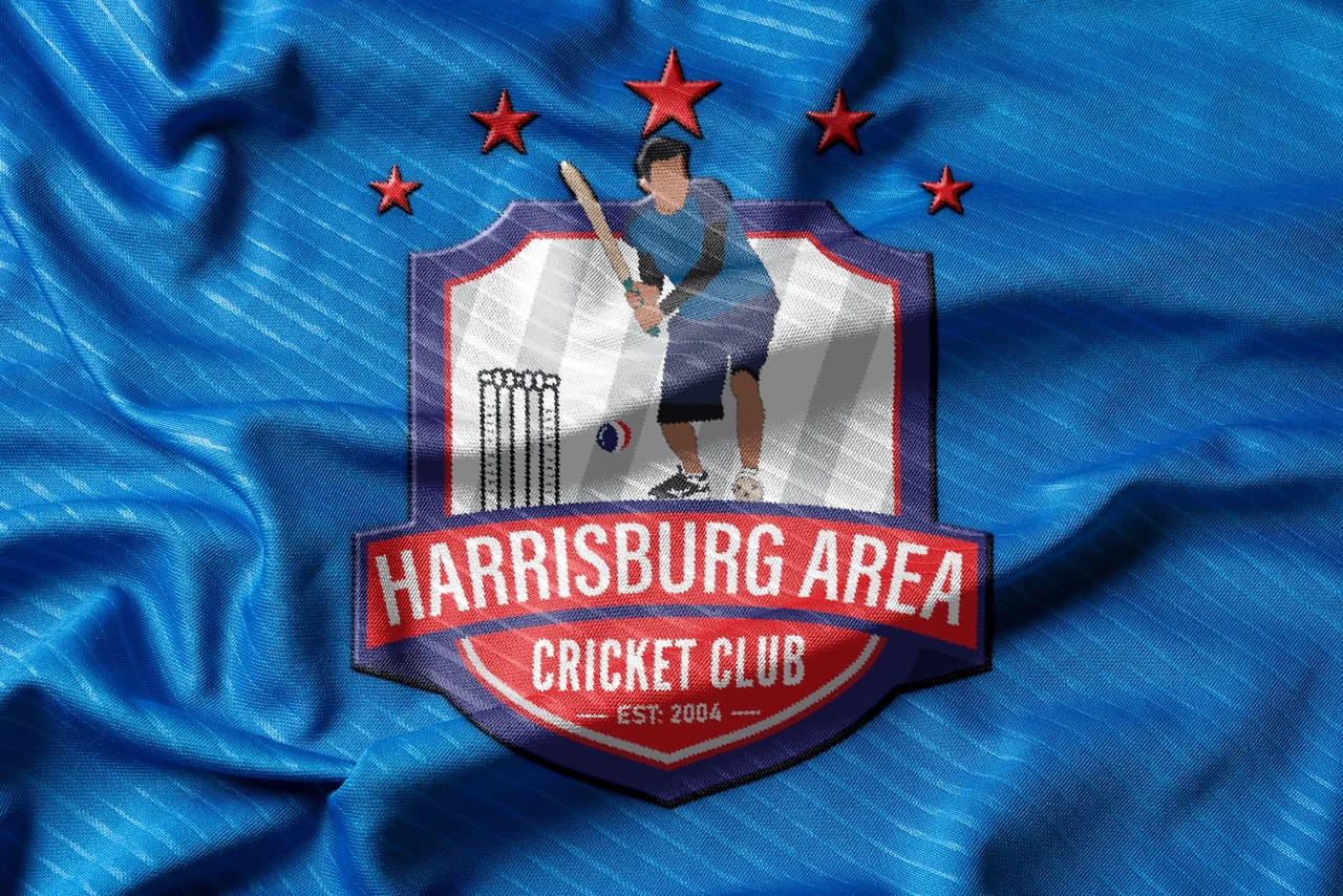 Harrisburg Area Cricket Club — A crest built around the game