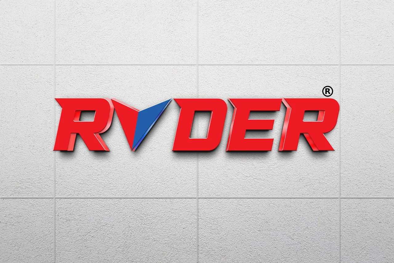 Ryder — A bold geometric wordmark